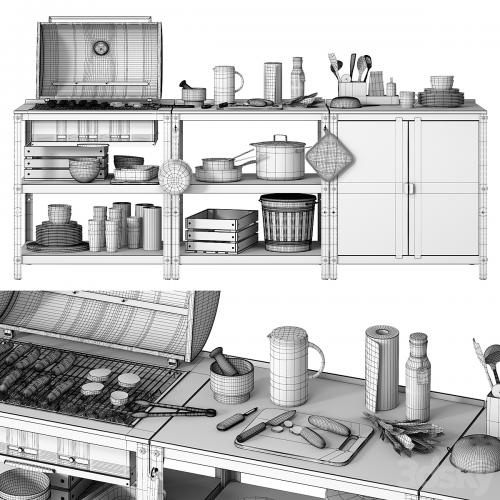 Charcoal grill GRILLSKAR (IKEA)