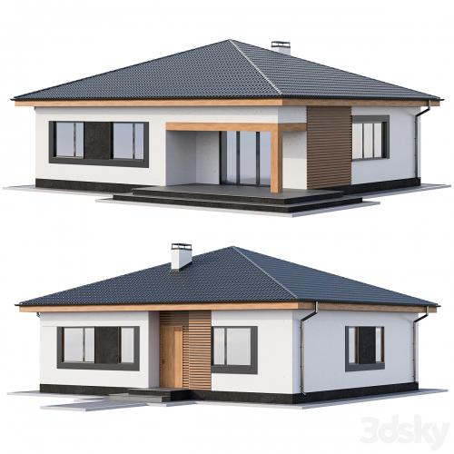 Modern one-storey cottage