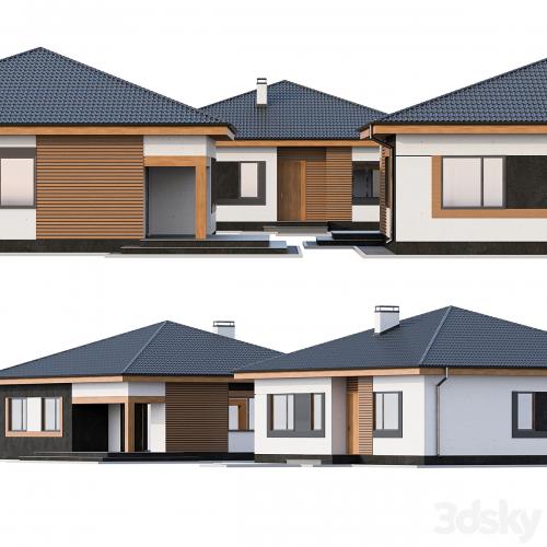 Modern one-storey cottage