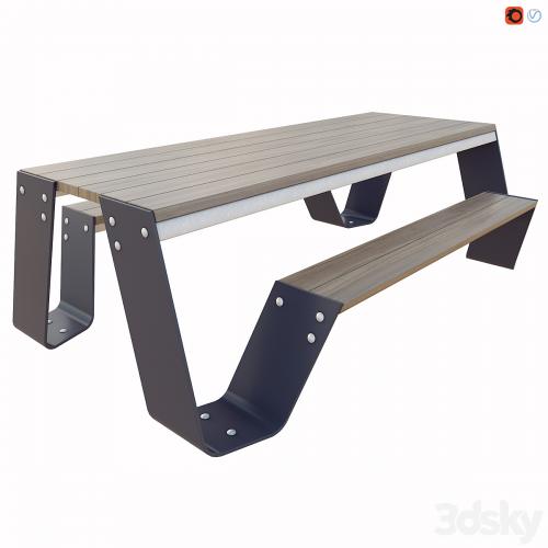 Hopper Picnic Table by Extremis