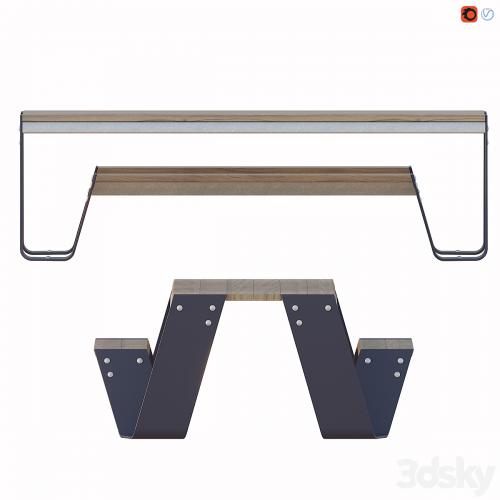 Hopper Picnic Table by Extremis