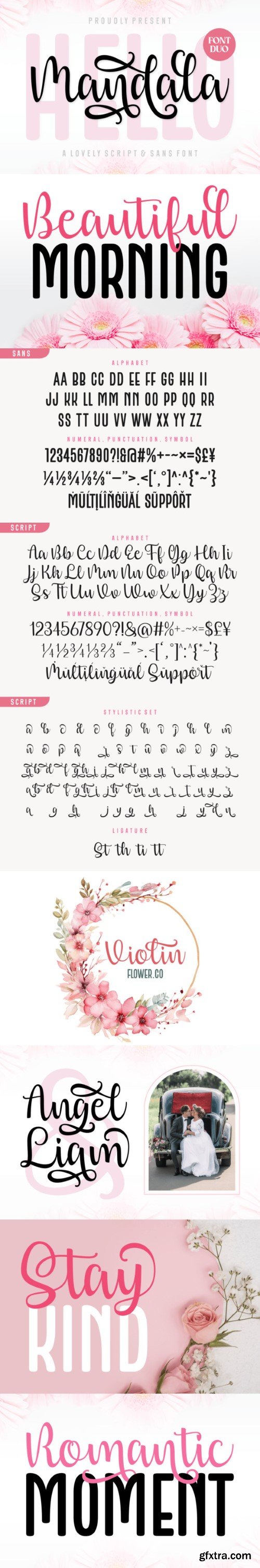 Hello Mandala Duo Font