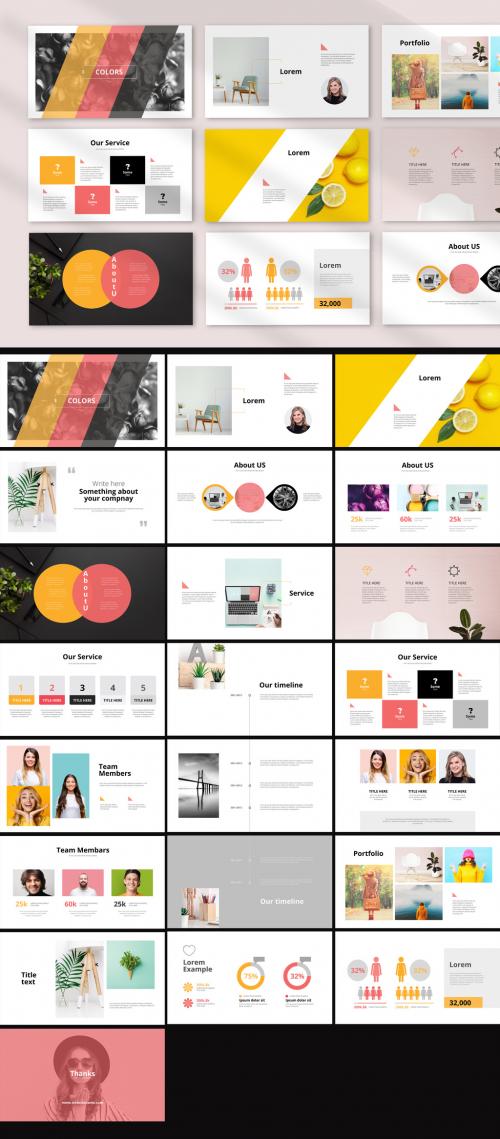 Colorful Presentation Layout - 403288794