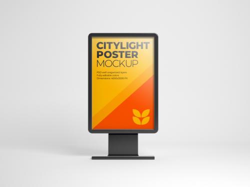 Citylight Digital Poster Mockup - 403678221
