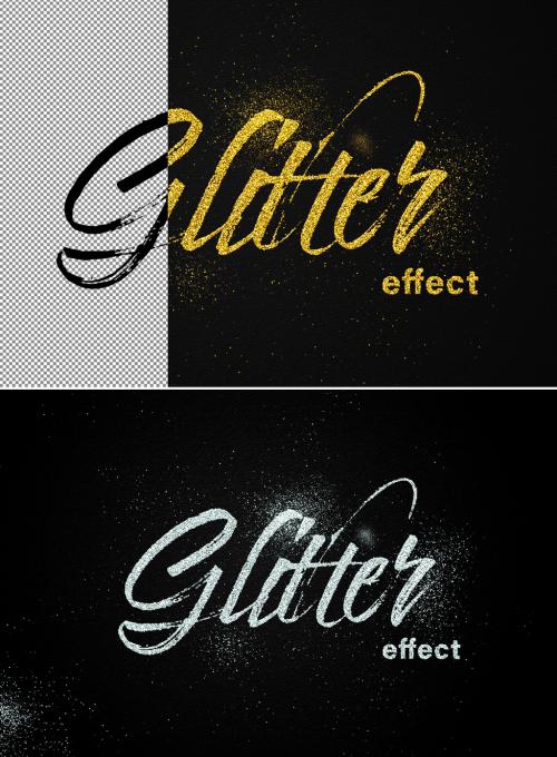 Realistic Glitter Effect - 403687179