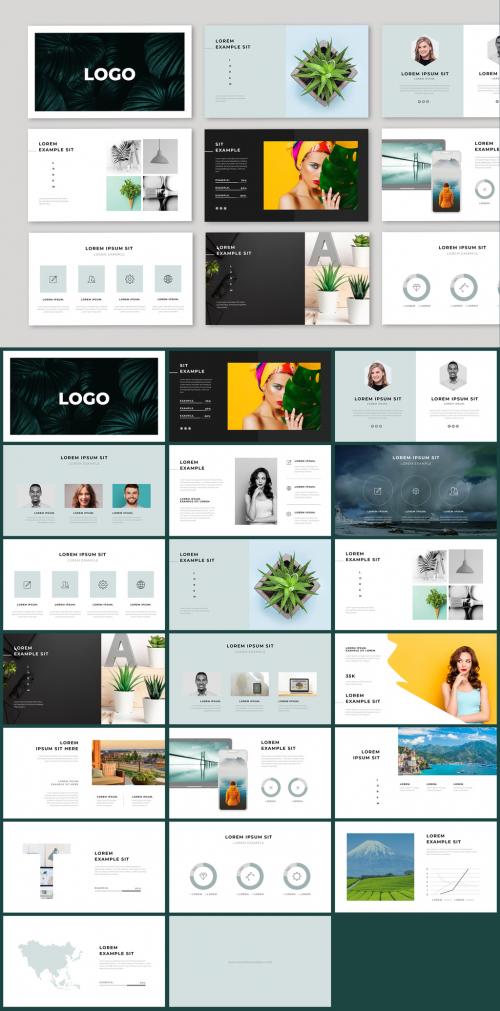 Minimal and Clean Presentation Layout - 403853144