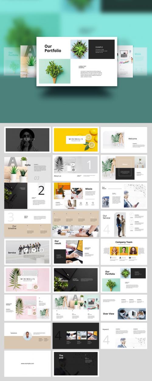 Simple Minimalist Presentation Layout - 403855268