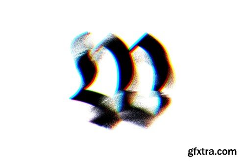 Distortion Mash Text Effect J6M4AUU