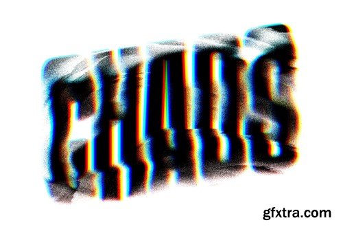 Distortion Mash Text Effect J6M4AUU