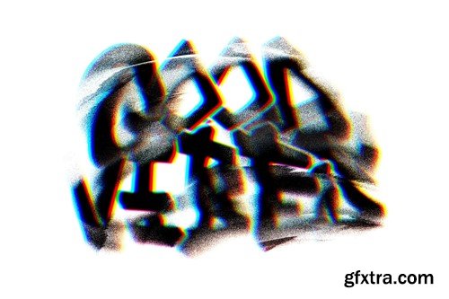 Distortion Mash Text Effect J6M4AUU