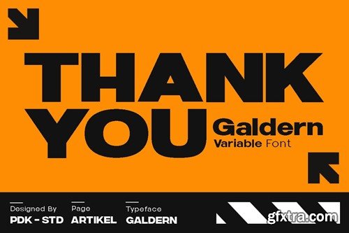 Galdern - Geometric Modern Font 7PGJ4RN