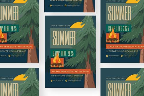 Summer Campfire - Flyer