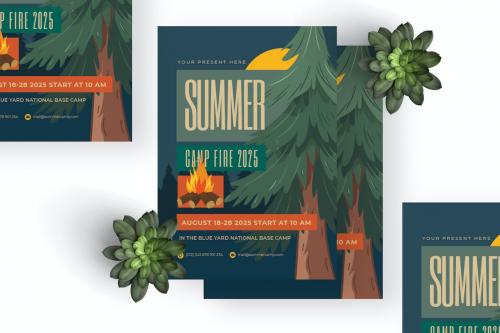 Summer Campfire - Flyer