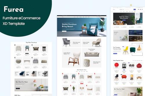 Furea-Furniture eCommerce XD Template