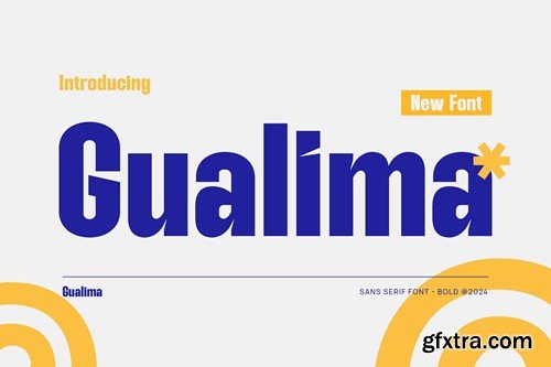 Gualima - Modern Condensed Sans Serif PPKT92N