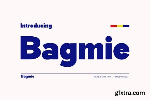 Bagmie - Modern Sans Serif Font 3KEGMSV