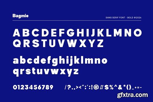 Bagmie - Modern Sans Serif Font 3KEGMSV