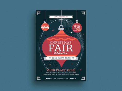 Christmas Fair Flyer Layout - 404595394