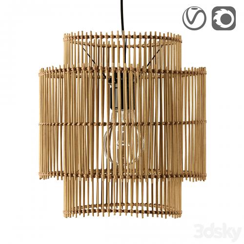 Haya bamboo lampshade