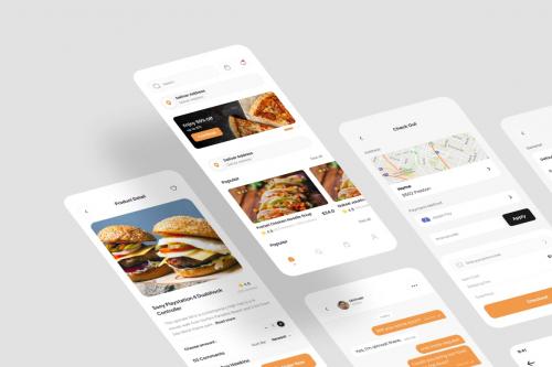 Ring Ring - Food Deliver App UI Kit