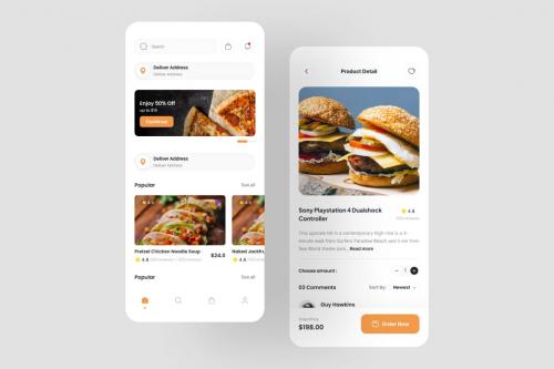 Ring Ring - Food Deliver App UI Kit