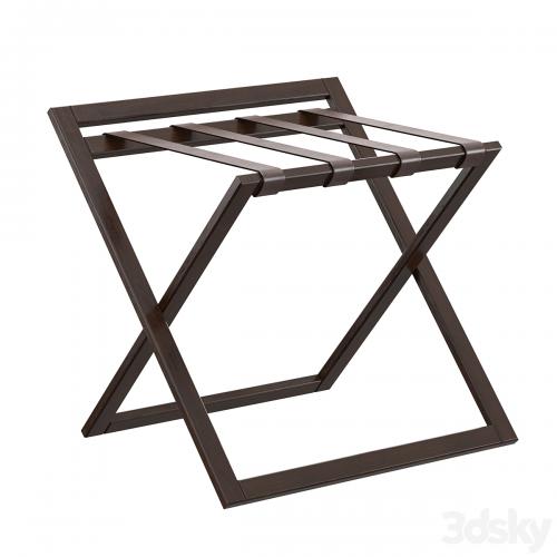 WOODEN LUGGAGE RACK EDUARD