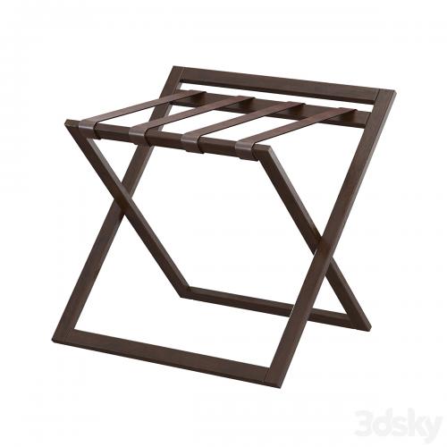 WOODEN LUGGAGE RACK EDUARD