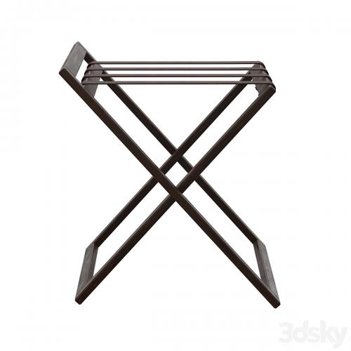 WOODEN LUGGAGE RACK EDUARD