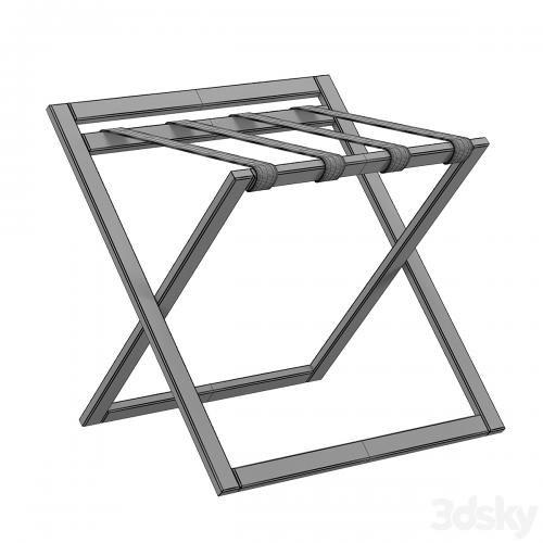 WOODEN LUGGAGE RACK EDUARD