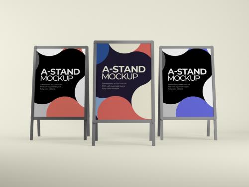 A-Stand and Board Mockup - 404926013