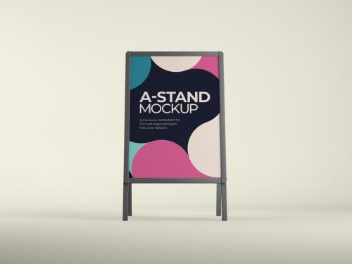 A-Stand and Board Mockup - 404926207
