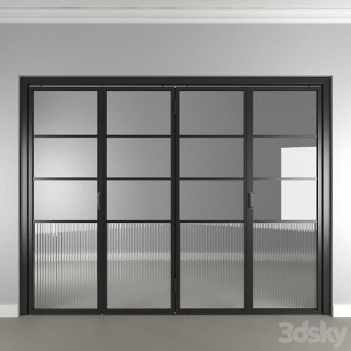 SLIM FRAME folding door MOD 02