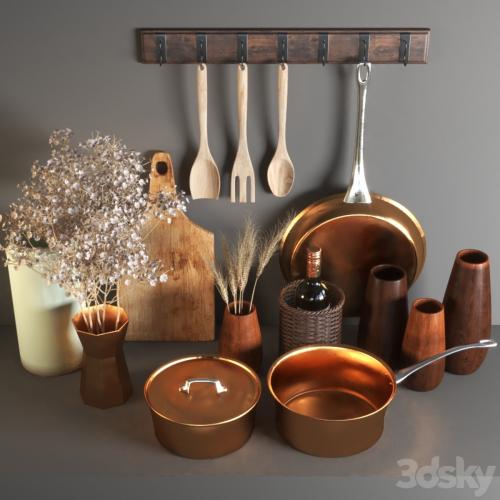 set135 -rustic kitchen set