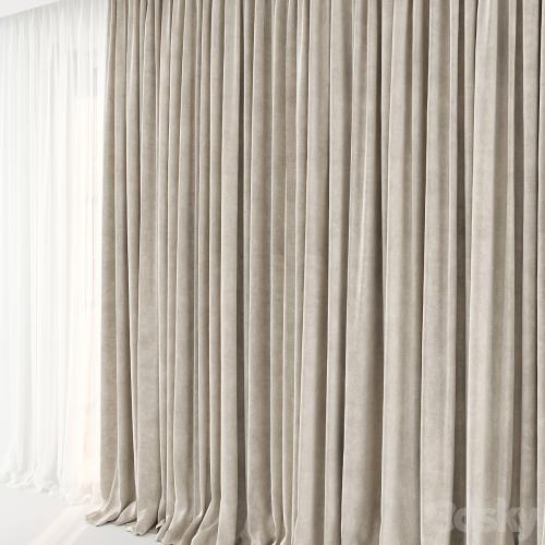 Curtains Long set 01