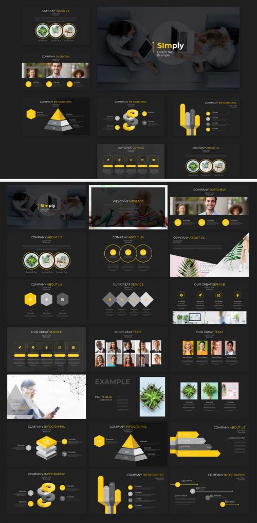 Black Presentation Layout - 405232737