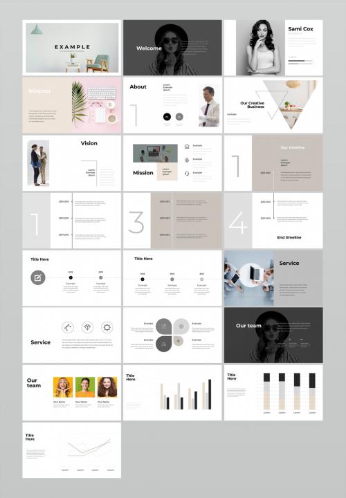 Simple Minimalist Presentation Layout - 405233071