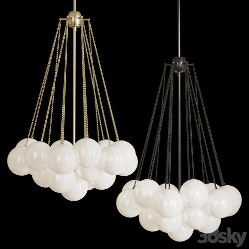 Ball shaped pendant chandelier AGDA