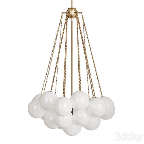 Ball shaped pendant chandelier AGDA