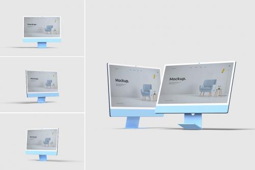 iMac 24 Inch Mockup