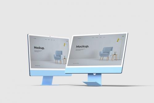 iMac 24 Inch Mockup