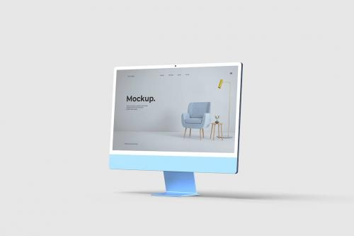 iMac 24 Inch Mockup