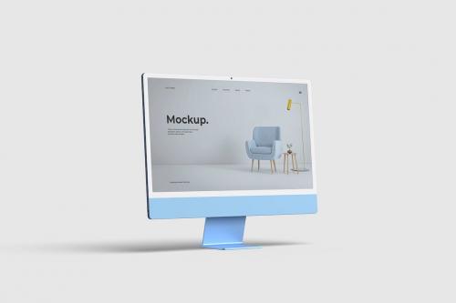 iMac 24 Inch Mockup