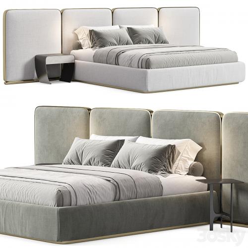 Gem Upholstered King Queen Bed 2