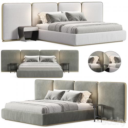 Gem Upholstered King Queen Bed 2