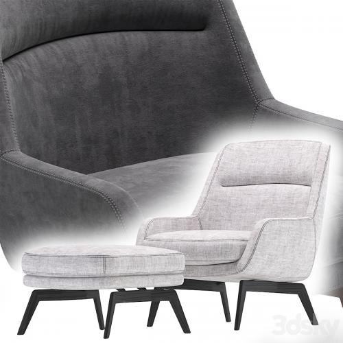 Minotti BELT Armchair by Rodolfo Dordoni