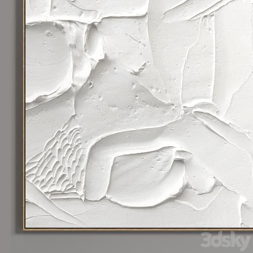 Plaster Two Photo Frame E-78