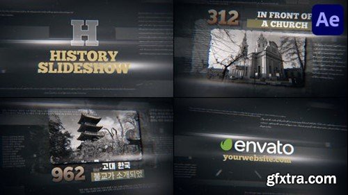 Videohive History Slideshow for After Effects 50564331