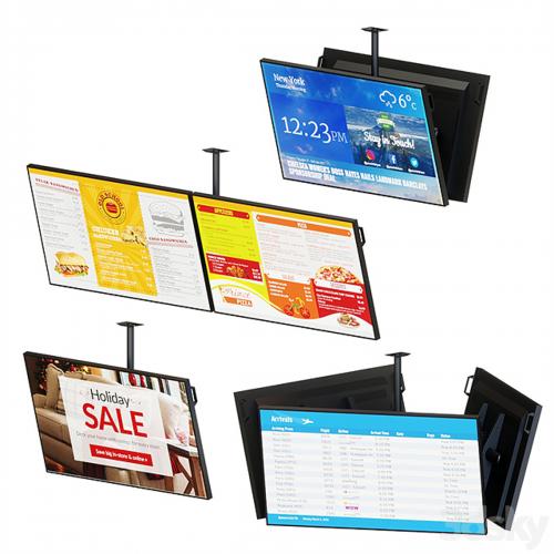 Ceiling Mount Information Displays