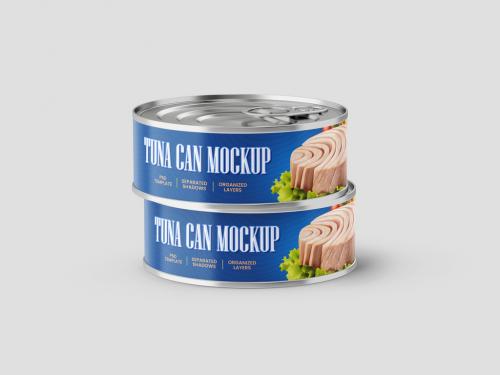 Tuna Tin Can Mockup Set
 - 407031507