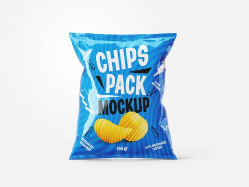 Potato Chips Packaging Mockup
 - 407051879